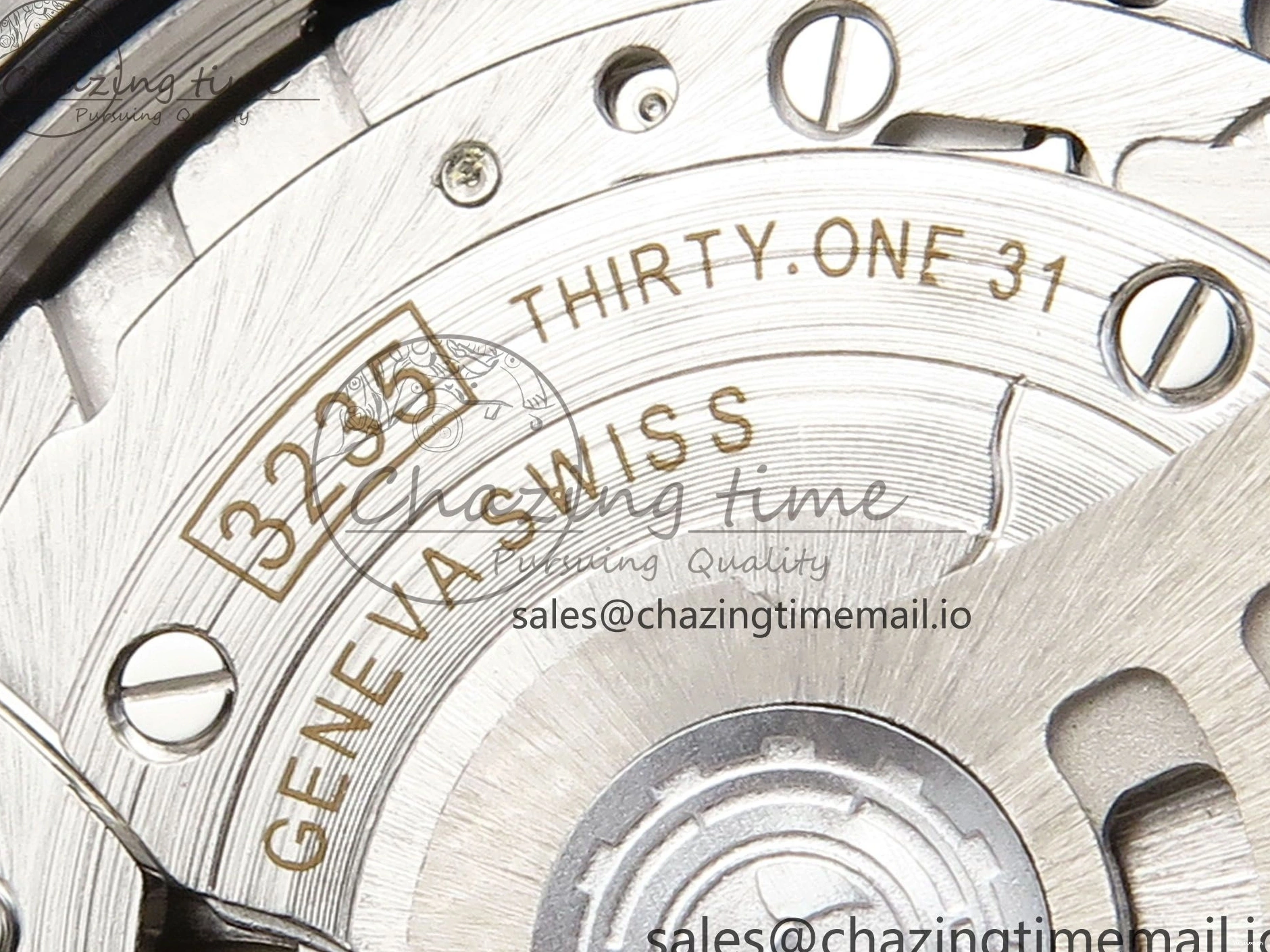 A3235 on Edition 36 126233 YG EWEF Marker Best DateJust Green Gray Bracelet Roman Dial Oyster SS 0212